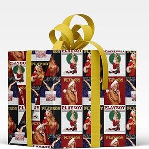 Playboy December Holiday Wrapping Paper Roll - 30" X 196"